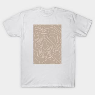 Line Art Waves T-Shirt